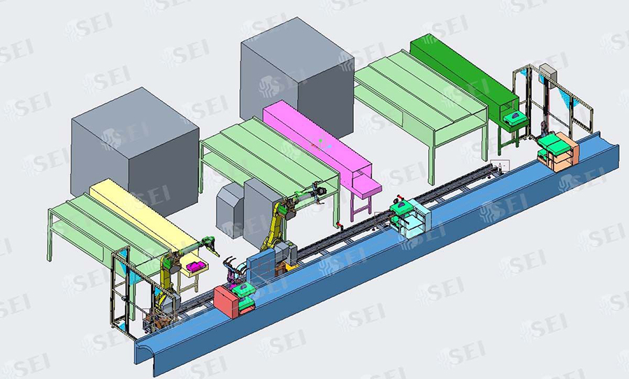 工業(yè)機(jī)器人搬運系統(tǒng)