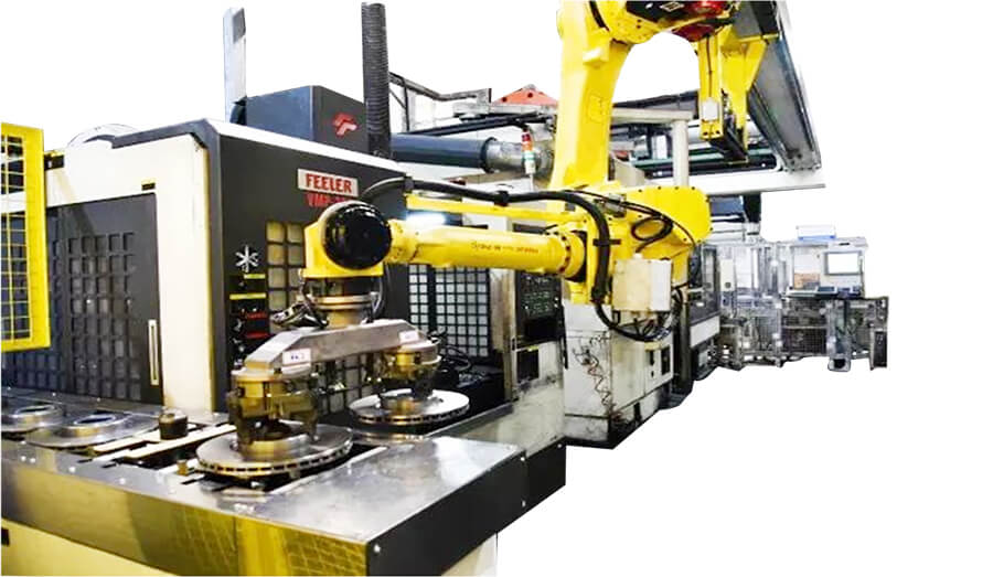 汽車剎車片零件加工自動物料搬運設(shè)備