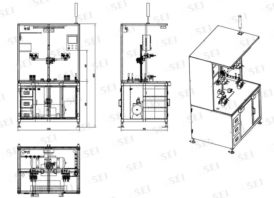 中高壓油管氣密性檢測機