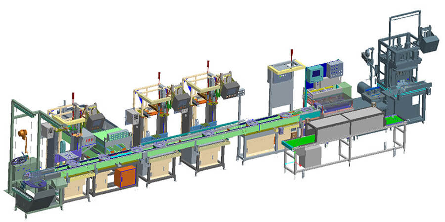汽車制動器裝配生產(chǎn)線
