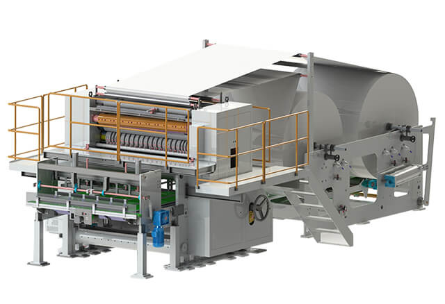 全自動(dòng)棉柔巾生產(chǎn)線