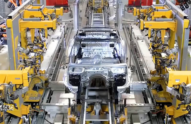 汽車自動化裝配生產線