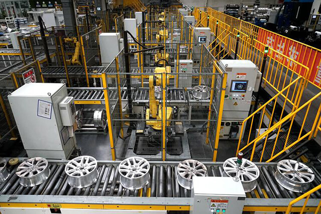 汽車輪轂自動化生產(chǎn)線