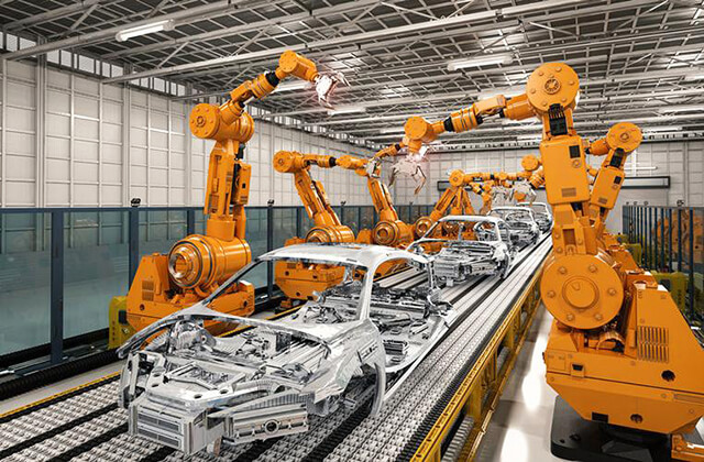 汽車配件組裝機器人