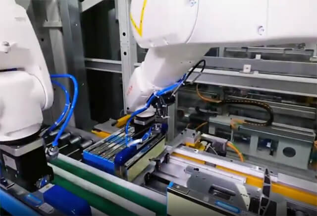 汽車電池裝配線