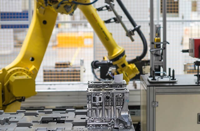 發(fā)動機(jī)缸體線自動上下料