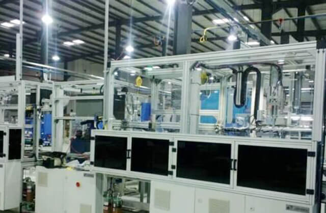 座椅背板包邊生產(chǎn)線