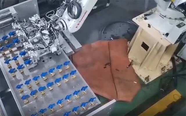 閥門自動(dòng)上下料機(jī)器人