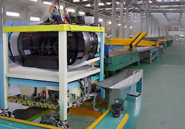 汽車配件噴漆生產(chǎn)線