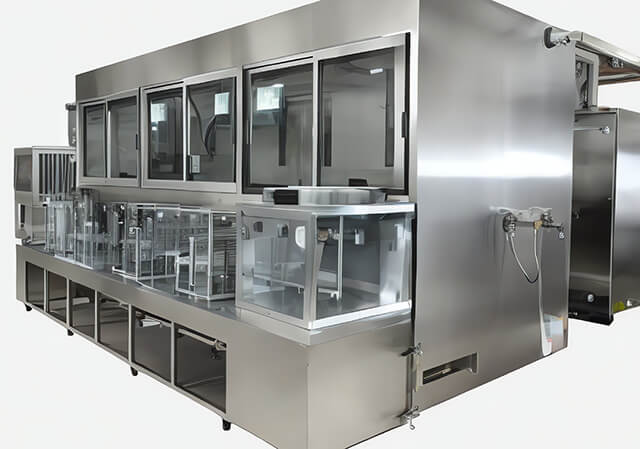 馬達殼除油除屑清洗線