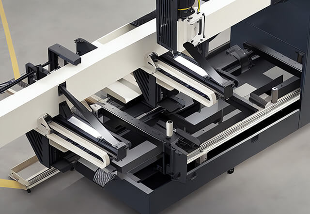 激光雕刻機自動上下料