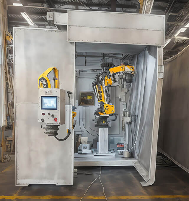 制冷設備機器人焊接工作站