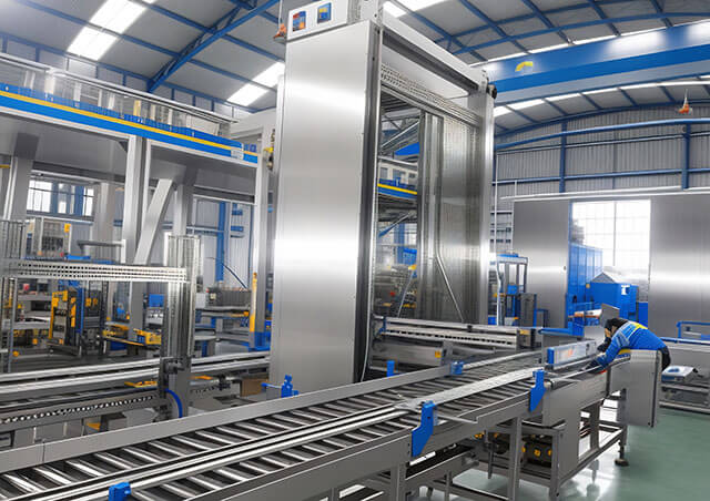 自動裝箱碼垛生產(chǎn)線