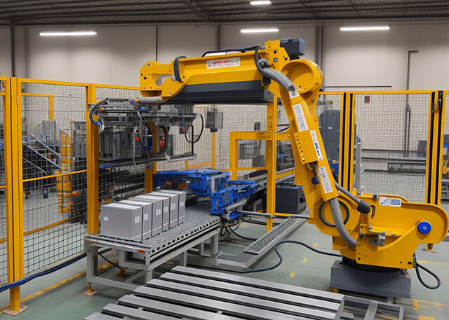 面粉裝箱自動(dòng)化