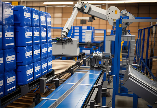 濕巾碼垛裝箱自動(dòng)化
