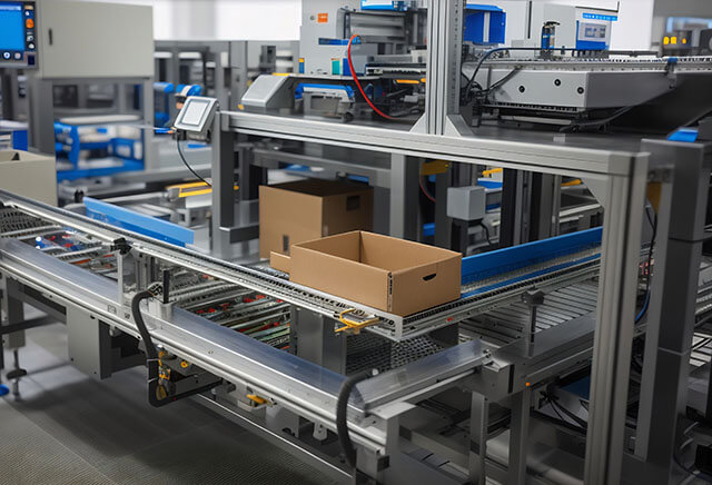 塑料包裝袋裝箱自動化